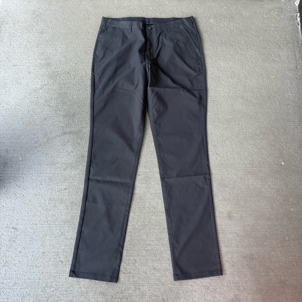 Jack Archer Men's Black Stretch‎ Chino Pants Size 33x34 | Slim Fit Performance
